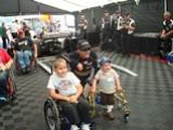 Avery and Mathias with SSM Indycar driver Alex Tagliani
